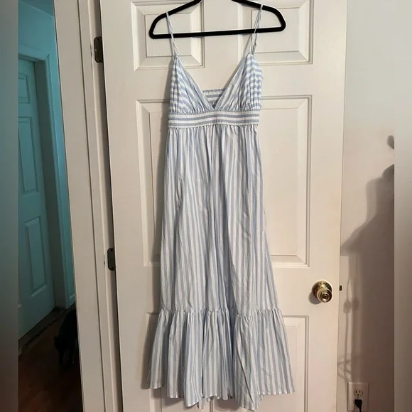 BANANA REPUBLIC Cotton poplin maxi dress - Picture 4 of 7
